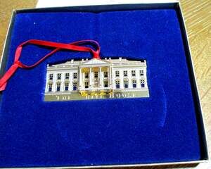 White House North Portico 1998 Historical Assoc. Holiday Ornament In Box
